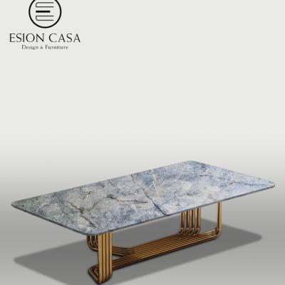 China ESION MAISON luxury classic design coffee table Italian marble smart touch screen coffee table for sale