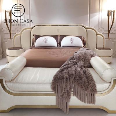 China 1.8m Double Bed Bedroom Furniture ESION HOME HOME Leather Bed Set Modern Luxury Italian Modern Bed for sale