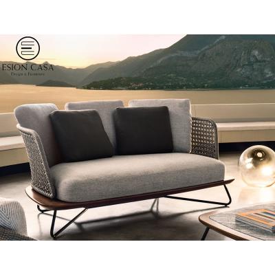 China ESION MAISON modern rattan sofa set outdoor outdoor sofa set elegant luxury small outdoor sofa for sale