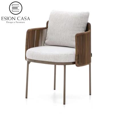 China ESION Outdoor Dining Chair 2021 Modern Luxury Commercial Italian MAISON Latest Industrial Italian Design for sale