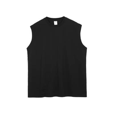 China Wholesale Fashion Anti-Shrink Cotton White Black Mens Fitness Tank Top Vest Summer Muscle Bodybuilding Gym Workout Custom Tank Tops For Men for sale