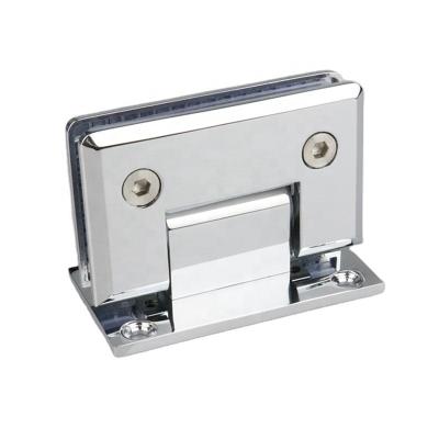 China Easy To Install And Durable Factory Direct Wall To Zinc Glass Shower Hinges Glass Door Hardware for sale