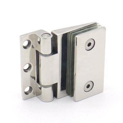 China Easy To Install And Lifetime Best Selling Durable Hinge Steel Wall On Glass For Shower Glass Door for sale