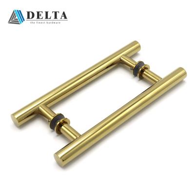 China Modern Hot Sales American Style Gold Door Brass Handle Pull for sale