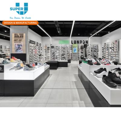 China Fashion Tailor Made Custom Interior Design for Sport Shoes Display Solution for sale