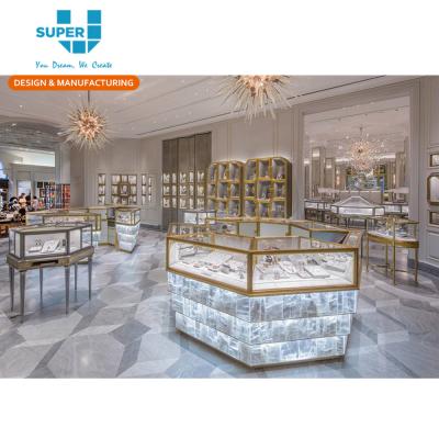 China Fashion Jewelry Showroom Furniture Design Jewelry Display Cabinets for sale