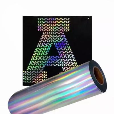 China PET film is high elastic holographic mirror heat transfer vinyl wholesale sticky vinyl heat transfer vinyl apparel for sale