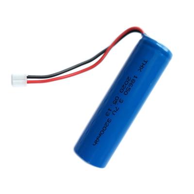 China Toys OEM 18650 Li-ion Battery with PCB PCM Connector Cables 3.7v 1s1p 3200mAh for sale