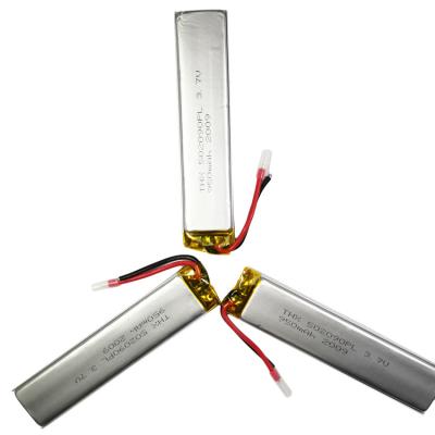 China Soft toys best-selling 3.7V 950mAh Li-ion polymer rechargeable lithium pack battery for sale