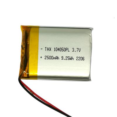 China Toys Best Quality Rechargeable Lithium Polymer Battery 3.7v 104050 Li Polymer Batteries For Humidifier for sale