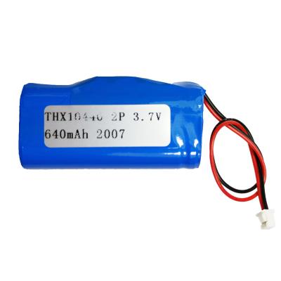 China Small Size Toys Battery Pack 3.7V 10440 Cylinder Batteries For Electronic Product for sale