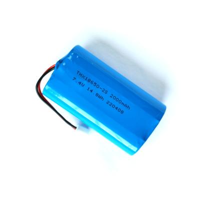 China Toys competitive price 7.4V 2.0Ah litum battery rc car rechargeable battery packs for mobile electronics for sale