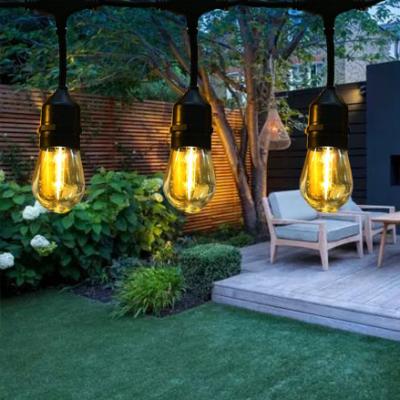 China Waterproof Connectable String Light E26 E27 S14 Edison Bulb Christmas Outdoor Light LED String Light for sale