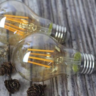 China Residential High Quality Antique Glass Led Lamp Lighting A60 Dimmable LED Filament Vintage Edison Style Led Bulb for sale