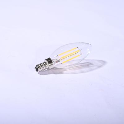 China Decorative Clear Indoor Candle Light C35 E14 40W Christmas Filament Light Fixture Light Bulb Candle Bulbs for sale