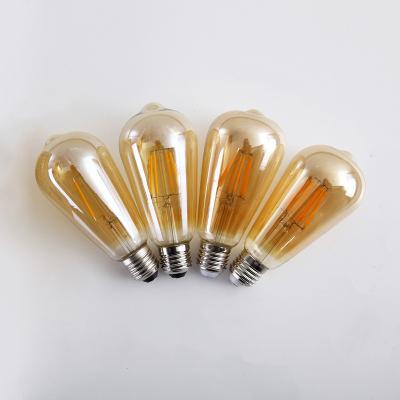 China Antique Lighting Vintage Cylinder Filament Edison LED Bulbs Cafe Retro Restaurant Home Decorative Light Lamp for sale