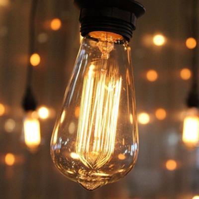 China Wholesale Classic Decorative Vintage Edison Lamps Retro Indoor Outdoor Decoration Ceiling Pendant Lamp Tungsten Bulbs Tungsten Bulbs Vintage for sale