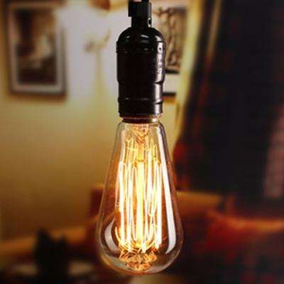 China Vintage Hanging Antique Edison Bulb E27 Tungsten Lamps Retro Ceiling Light Indoor Outdoor Decorative Pendant Lamp for sale