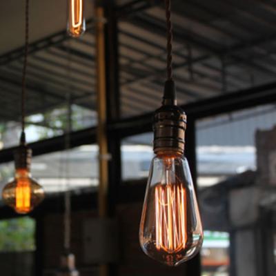 China Indoor Outdoor Decoration Led Bulbs E27 Amber Glass Filament Light Bulbs Classic Antique Edison Lamps Vintage Tungsten Light for sale