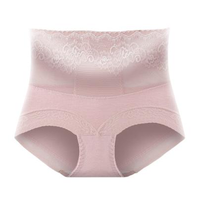 China Hot Sale Breathable Pure Cotton Butt Lift Shrink Butt Lift High Waist Corset Panties Women's Sheer Briefs for sale