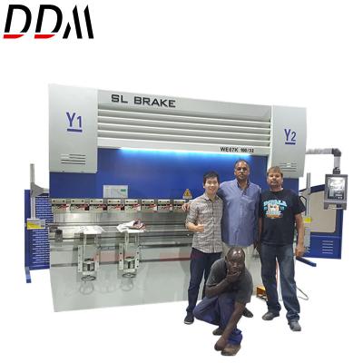 China Building Material Stores WE67K Series 100T/3200 Iron Sheet Bending Machine Hand Bending Machine Panel Bending Machine for sale