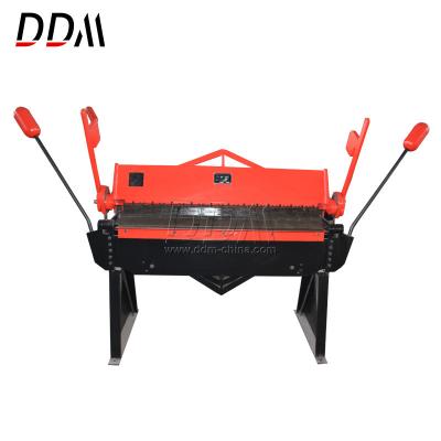 China Building Material Shops WS-1.5X1000 Manual Sheet Metal Bending Machine Clamping Machine Hand Crimping Bending Machine for sale