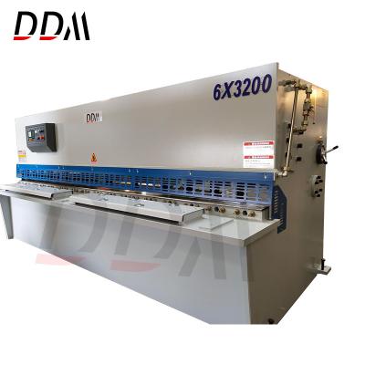 China Building Material Stores QC12K6X3200 CNC Shear Machine For Metal Sheet Cutting With E21S System for sale