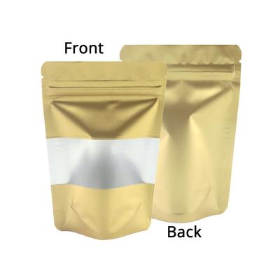 China 448 BIODEGRADABLE mylar bags 50g black 1 oz odor proof soft touch mylar bags with clear window for sale