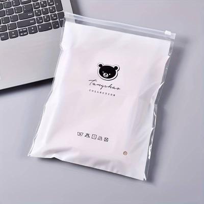 China Recycled biodegradable clothing gift bags-zip-lock-bags custom materials seal plastic packaging ziplock bags for clothing for sale