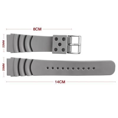 China From China Sports Fanshion Factory Directly Watch Strap Silicone Rubber Watch Band For Casio Watch Bands for sale