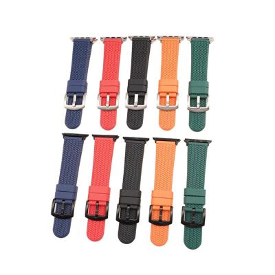 China Fashion. Wholesale Popular Sports Wristbands Waterproof Apple Watch Bands Silicone Rubber Wrist Watch Straps For iwatch1 2 3 4 5 6 for sale