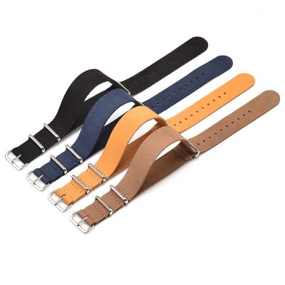 China Factory Sale Best Leather Watch Bands Genuine Leather Watch Strap 18mm 20mm 22mm 24mm Watch Strap for sale