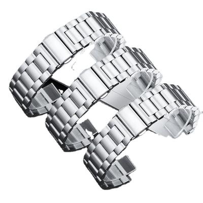 China Fashion Sport 18mm 20mm 22mm 24mm Metal Stainless Steel Watch Band Strap Watch Band Strap For Casio/Armani/Longines Watches for sale