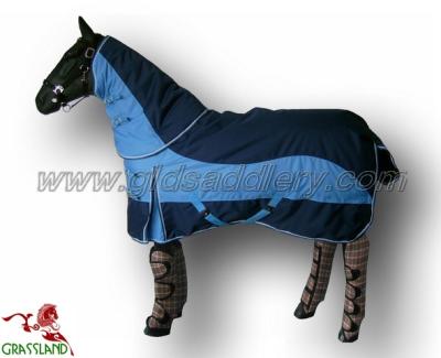 China Mid-weight Assembly Horse Blanket / Equestrian Product GLD-RA206D for sale