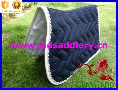 China High Quality Horse Saddle Pad With All Purpose 100% Cotton Honeycomb Fabric Saddle Pad for sale