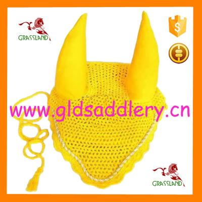 China Polycotton Light Color Horse Fly Veil With Good Quality Pony for sale