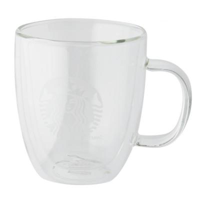 China 2022 New China Factory Eco-friendly Designed Double Wall Glass Coffee Mugs With High Quality for sale