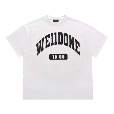 China Anti-Wrinkle Hip Hop Four Seasons Couples Cotton Crewneck Loose Short Sleeve T-Shirt for sale