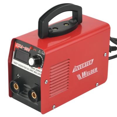 China Building Material Stores China JUNYU Family Use Mini ARC 250 Inverter Welder Chinese Welding Machine Portable Digital DC for sale