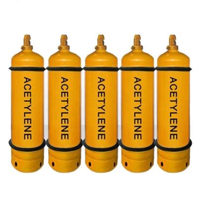 China 40l Acetylene China Low Price 2L 40L 60L Acetylene Gas C2H2 32Bar 10L Acetylene Gas Cylinder Industrial Welding Sizes Use Industrial Gas for sale