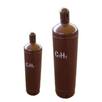 China 40l Acetylene China Low Price 2L 40L 60L Acetylene Gas C2H2 32Bar 10L Acetylene Gas Cylinder Industrial Welding Sizes Use Industrial Gas for sale