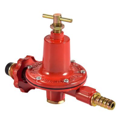 China Home Use Wholesale Household LPG Low Pressure Explosion Proof Gas Regulator For Home Use With Flow Meter for sale