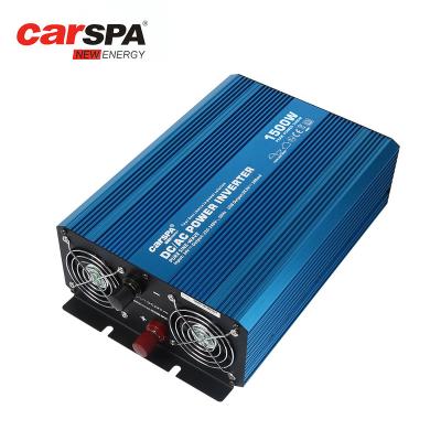 China CARSPA Gift Box 1500 Watt Pure Sine Wave Power Inverter With USB Remote Control Function Optional for sale