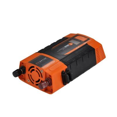 China CARSPA Modified Smart Sine Wave Power Inverter 600W DC 12V According to AC 220V With Digital Display 24.2*11.6*5.93cm for sale