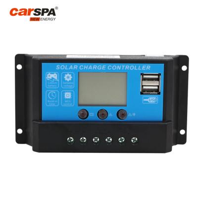 China Solar Charger Controller Home Use 12v/24v Automatic Switch PWM Charge Controller 10A 20A for sale