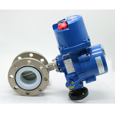 China General Electric butterfly valve with appearance and ferformance for local controller with LCD display for sale