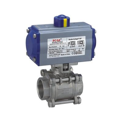 China General Medium Temperature PPL Stainless Steel Pneumatic Valve with Inner Thread (2pc and 3pcs optional with SIL certificate) for sale