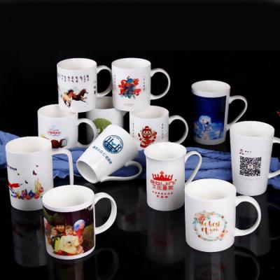 China Viable Creative Coating Ceramic Mugs Water Mug Wholesale LOGO Heat Transfer Advertising Complimentary Gift Sublimation Mug for sale