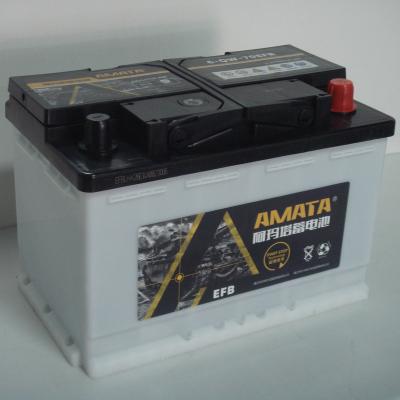 China Toys AMATA Full Capacity Manufacturer Price AGM 12v 75ah Lead Acid Battery with High Quality car auto battery for sale