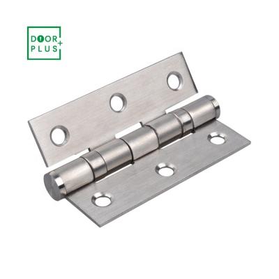 China Doorplus 85mm Ball Bearing Modern Cabinet Door Hinge Mini Hinge Stainless Steel Brush Mini Door Hinge for sale